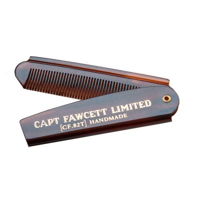 CAPTAIN FAWCETT Folding Pocket Beard Comb